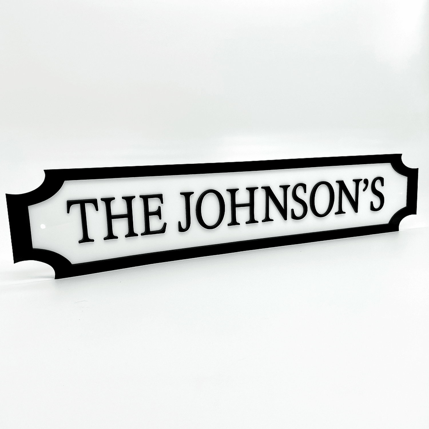 Family Name Sign – Custom 3D Acrylic Street Sign | Personalised Family Home Decor The Crafty Bonobo 1