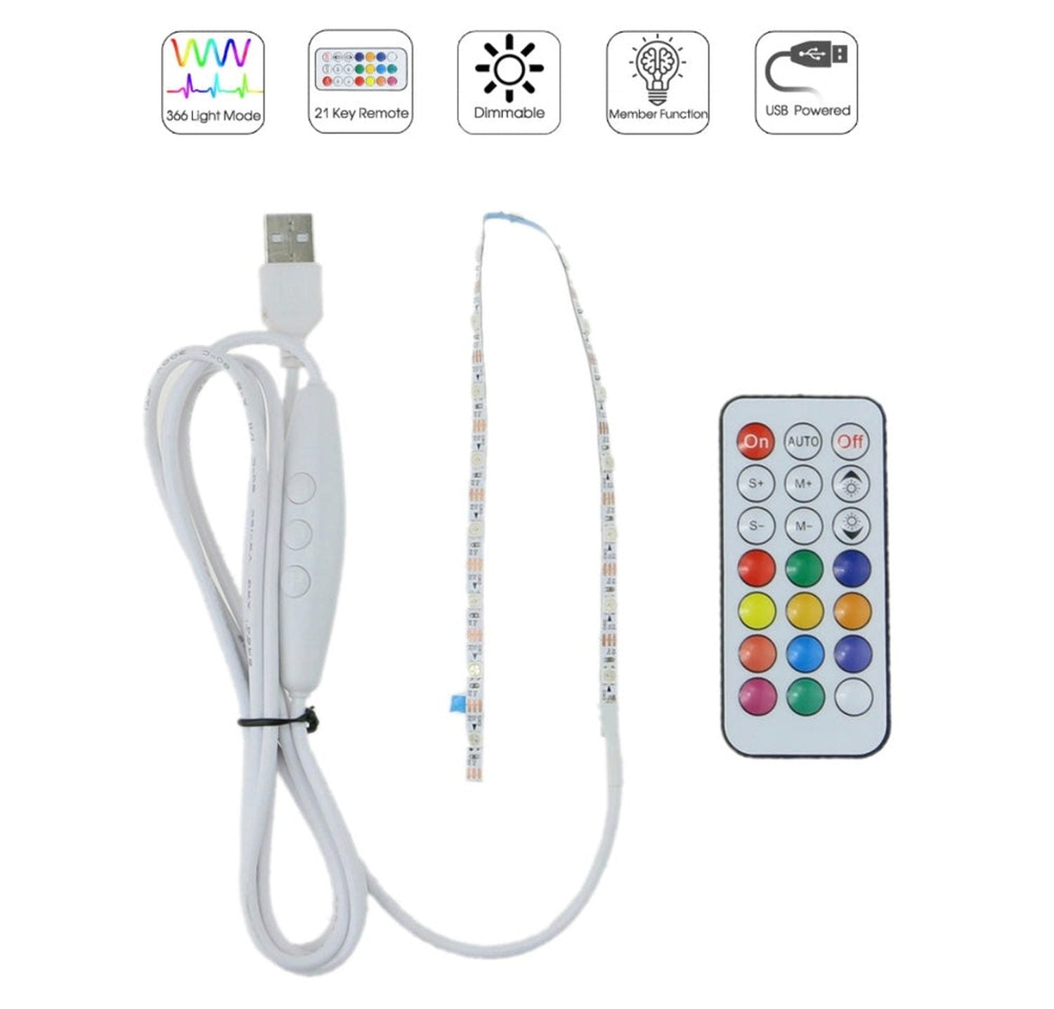 4mm LED Light Strip The Crafty Bonobo 1