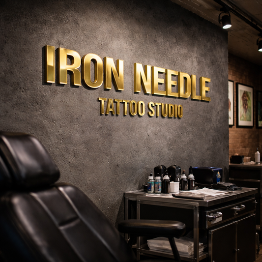 Personalised Tattoo Studio Sign