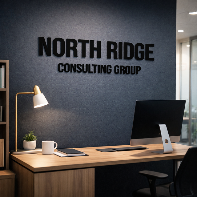 Personalised Business Logo Sign