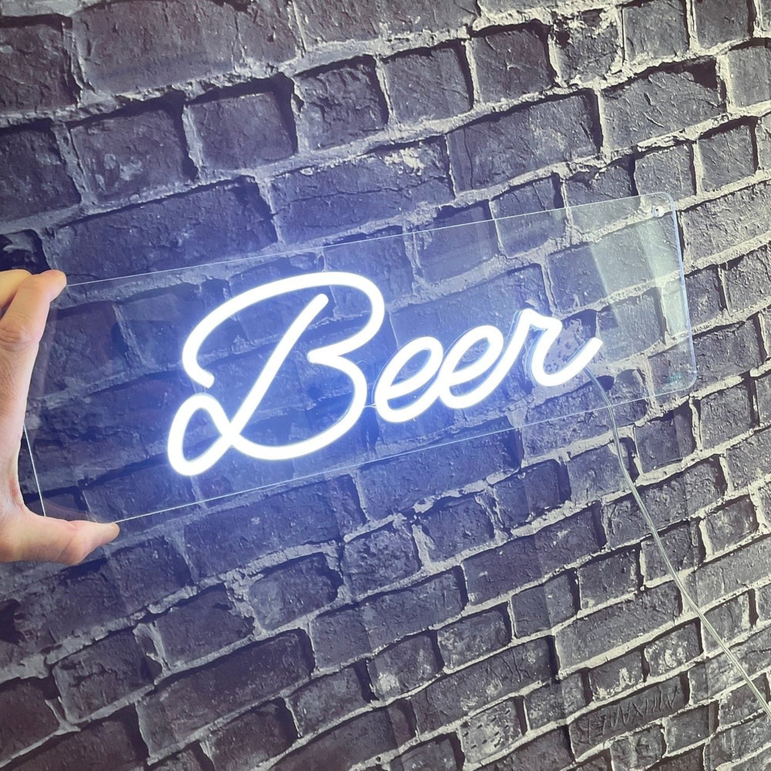 Beer Neon Sign | Bar Sign The Crafty Bonobo Neon Sign 4