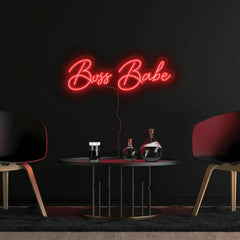 Boss Babe Neon Sign The Crafty Bonobo Neon Sign 3
