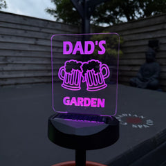 Dad’s Beer Garden Solar Light – Fun Father’s Day Gift The Crafty Bonobo 4