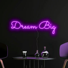 Dream Big Neon Sign The Crafty Bonobo Neon Sign 1