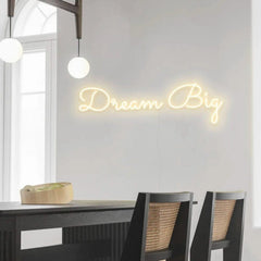 Dream Big Neon Sign The Crafty Bonobo Neon Sign 3
