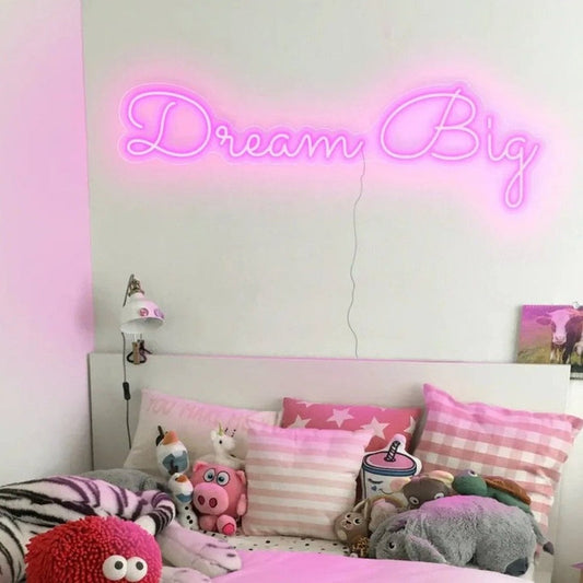 Dream Big Neon Sign The Crafty Bonobo Neon Sign 2