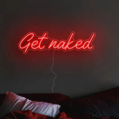 Get Naked Neon Sign The Crafty Bonobo Neon Sign 1