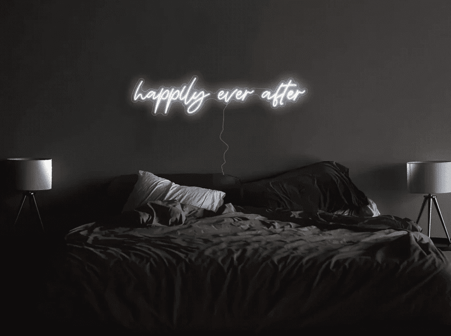Happily Ever After Neon Sign | Wedding Neon | Wedding Decor The Crafty Bonobo Neon Sign 2