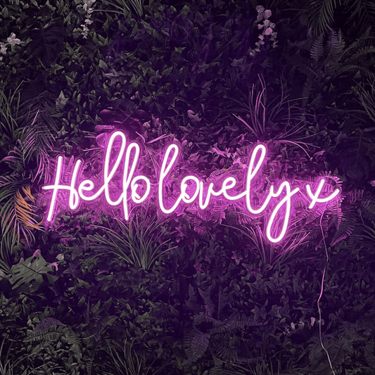 Hello Lovely x Neon Sign The Crafty Bonobo Neon Sign 1