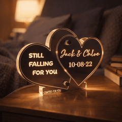 Personalised LED Heart Sign – Valentine’s Couples Gift The Crafty Bonobo 4