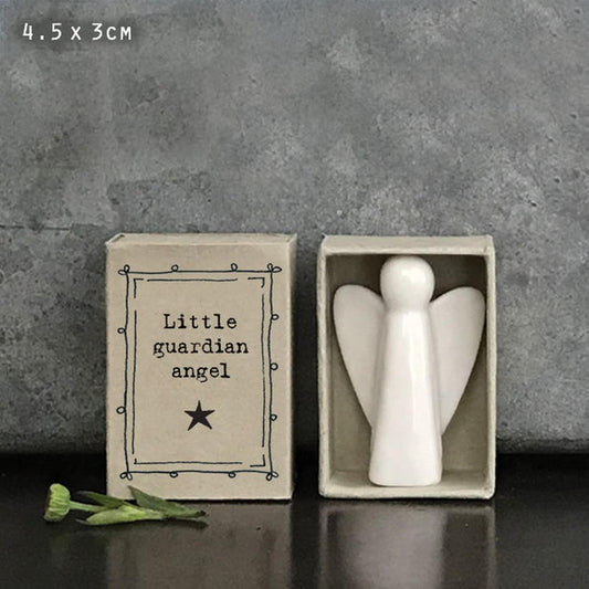 👼 Little Guardian Angel – Porcelain Matchbox Gift The Crafty Bonobo 1