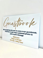 Luxury Wedding Guestbook | Wedding Decor The Crafty Bonobo Wedding Decor 1