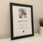Personalised Photo Bestie Frame | Best Friend Frame The Crafty Bonobo Personalised Photo Frame 1