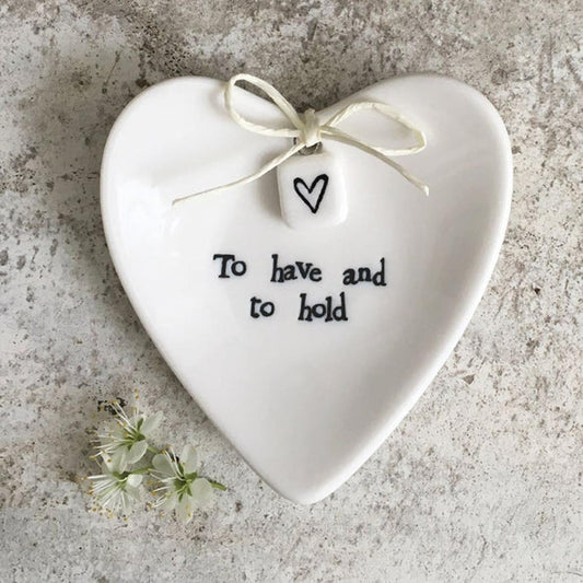 🤍 Porcelain Ring Dish – To Have and To Hold The Crafty Bonobo 2