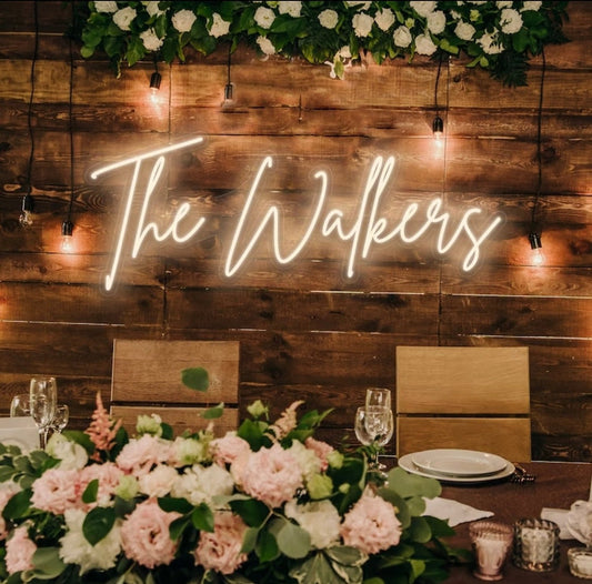 Wedding Neon Sign | Wedding Decoro The Crafty Bonobo Neon Sign 1