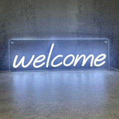 Welcome Neon Sign The Crafty Bonobo Neon Sign 5