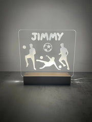 Custom Children’s LED Night Lamp | Football The Crafty Bonobo LED Signs 3
