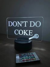 Don’t Do Coke LED Bar Sign The Crafty Bonobo LED Signs 1