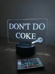 Don’t Do Coke LED Bar Sign The Crafty Bonobo LED Signs 1