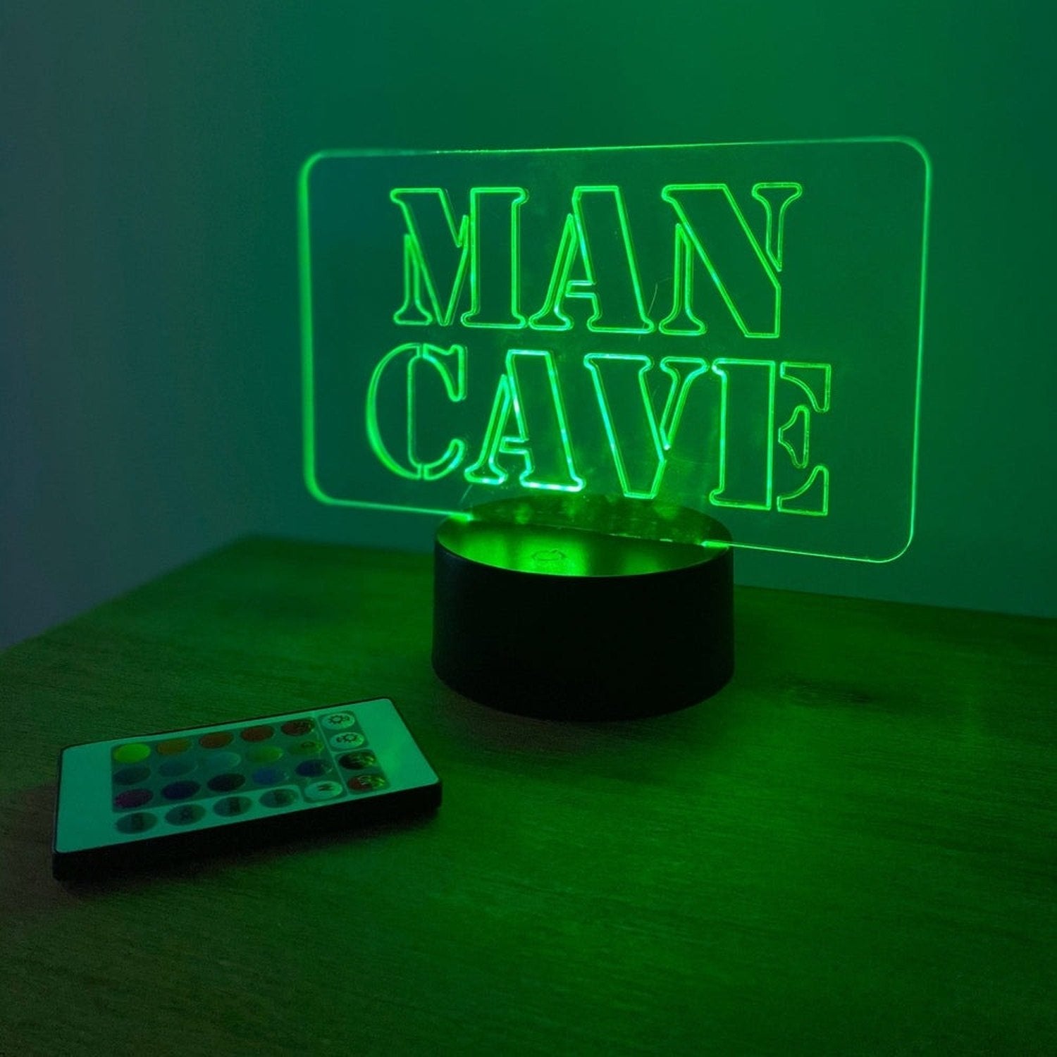 Man Cave Acrylic LED Sign The Crafty Bonobo LED Signs 3