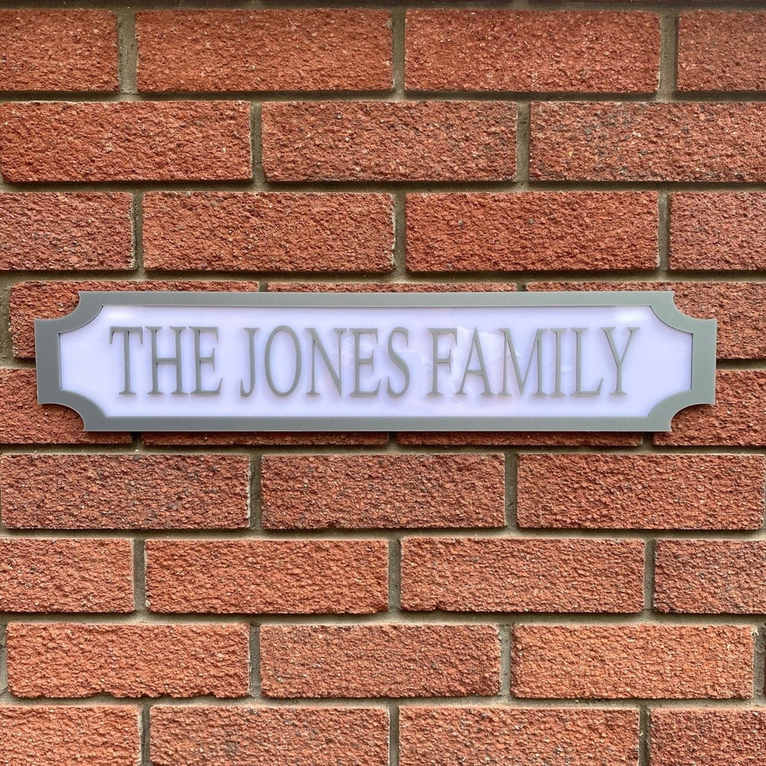 Personalised Family Name Street Sign – Custom Acrylic House Plaque for Home & Garden The Crafty Bonobo Street Sign 2