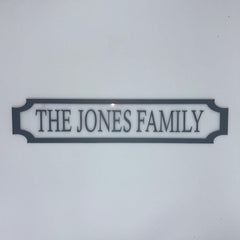 Personalised Family Name Street Sign – Custom Acrylic House Plaque for Home & Garden The Crafty Bonobo Street Sign 3