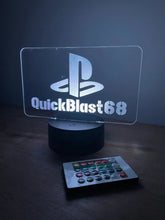 Personalised Playstation Gamer Tag LED Sign The Crafty Bonobo LED Signs 1