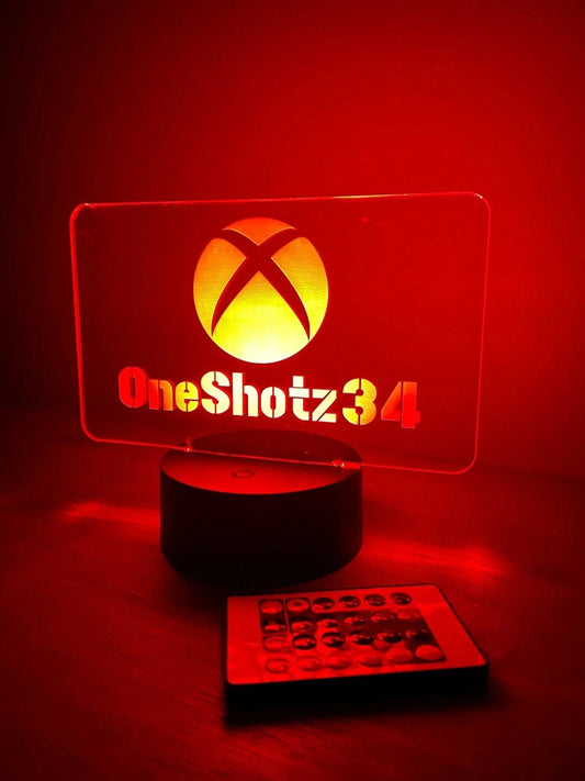 Personalised Xbox Gamer Tag LED Sign The Crafty Bonobo LED Signs 2