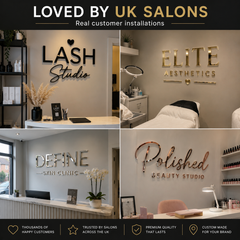 Personalised Salon Sign - Business Logo Sign