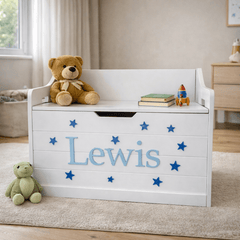 Personalised Wooden Toy Box The Crafty Bonobo Toy Box 6