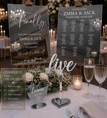 Luxury Welcome Wedding Sign | Mirror Wedding Decor