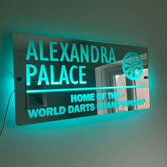 Alexandra Palace LED Mirror | Darts Sign