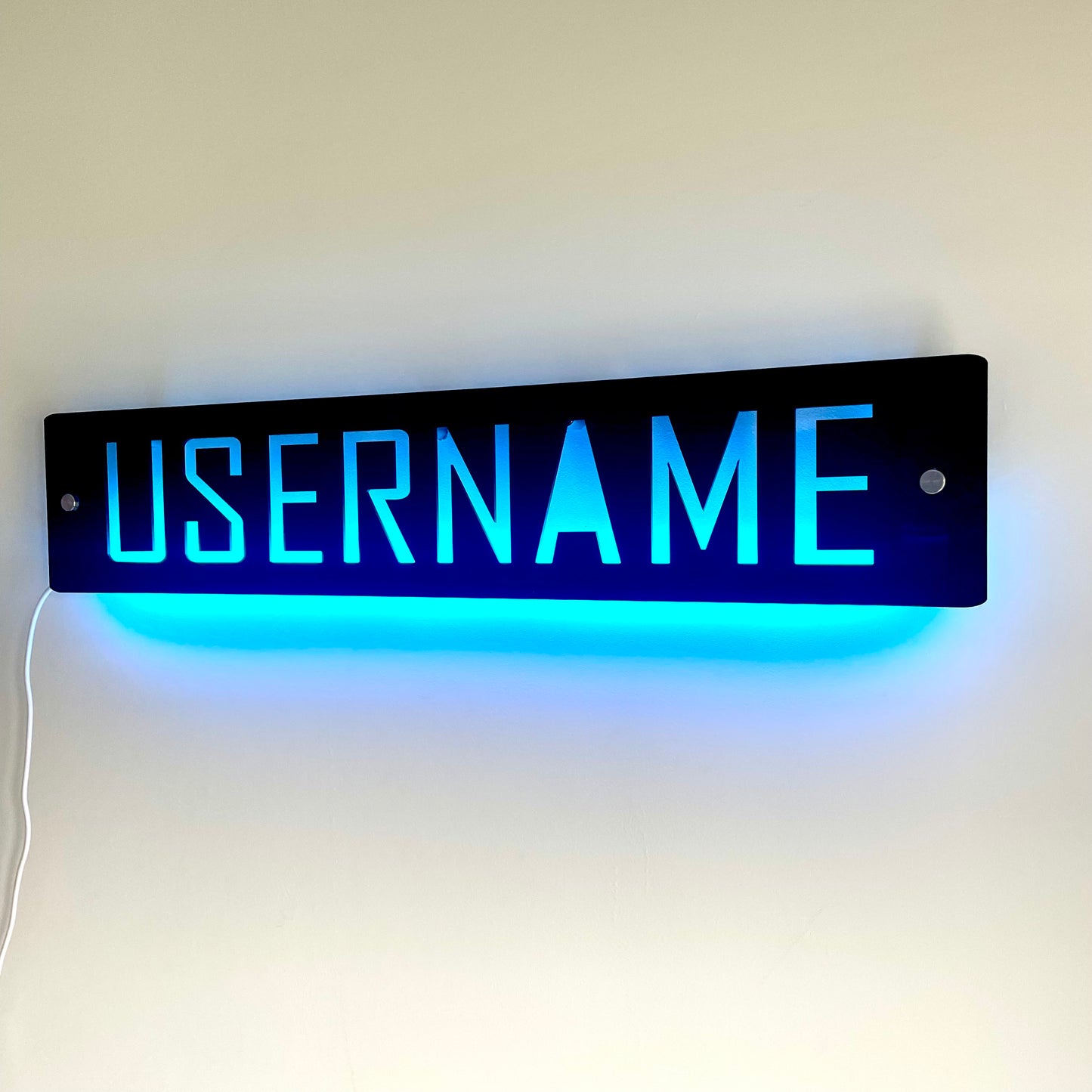 Personalised LED Username Sign | Gaming Decor | Streaming | Twitch