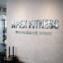 Gym Sign – Personalised 3D Acrylic Wall Sign, Custom Gym Decor