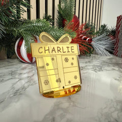 Personalised Christmas Gift Place Name / Standing Ornament The Crafty Bonobo 3