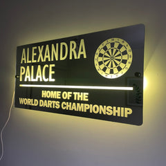 Alexandra Palace LED Mirror | Darts Sign