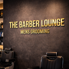 Barber Shop Sign – Personalised 3D Acrylic Wall Sign, Custom Business Name