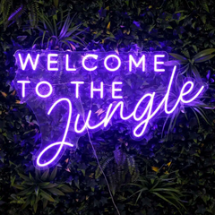 Welcome To The Jungle Neon Sign
