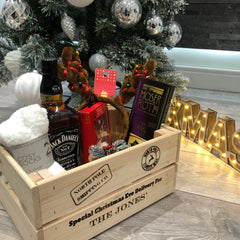 Personalised Christmas Eve Crate – Custom Name Snack Box with Tick Lists The Crafty Bonobo 2