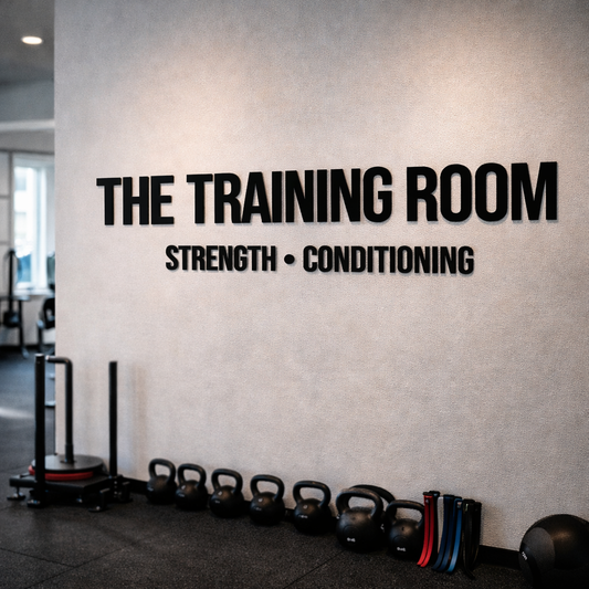 Gym Sign – Personalised 3D Acrylic Wall Sign, Custom Gym Decor