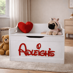 Personalised Wooden Toy Box The Crafty Bonobo Toy Box 8