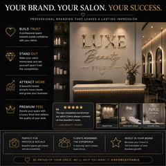 Personalised Salon Sign - Business Logo Sign