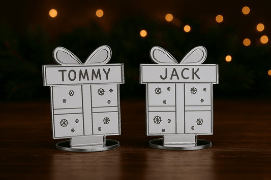 Personalised Christmas Gift Place Name / Standing Ornament The Crafty Bonobo 2