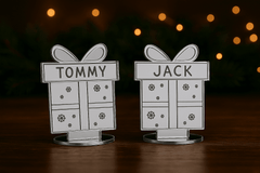 Personalised Christmas Gift Place Name / Standing Ornament The Crafty Bonobo 2