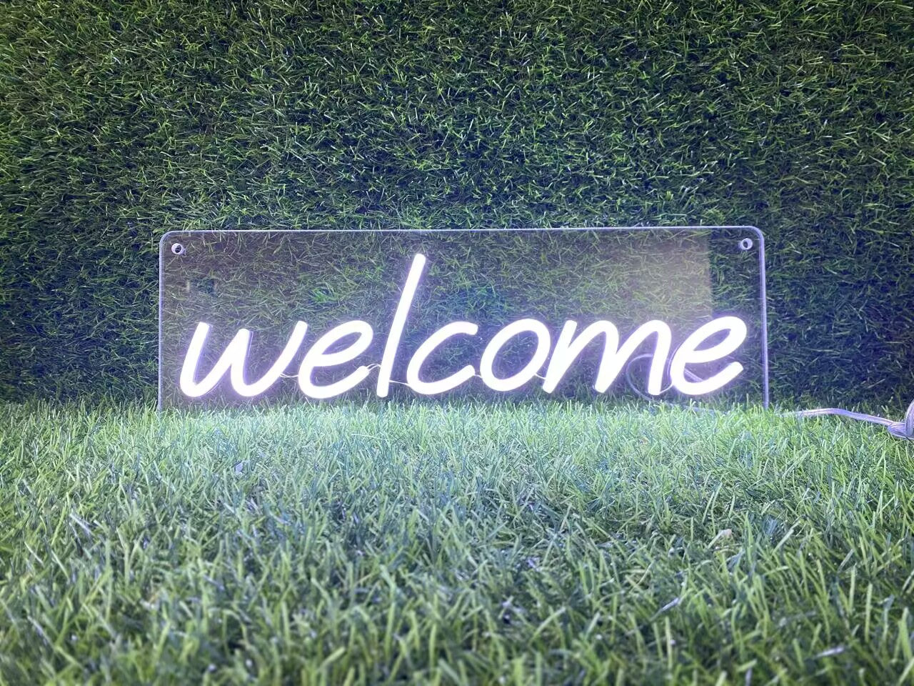 Welcome Neon Sign