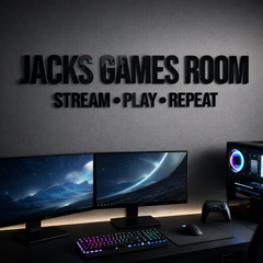 Personalised Gaming Room Sign - Games Room Decor