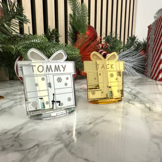 Personalised Christmas Gift Place Name / Standing Ornament The Crafty Bonobo 2