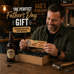 Personalised Father’s Day Spirit Level Bottle Opener – Custom Engraved Gift for Dad, Grandad or Stepdad