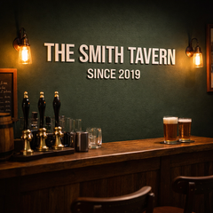 Personalised Home Bar Sign