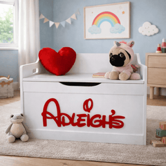 Personalised Wooden Toy Box The Crafty Bonobo Toy Box 4